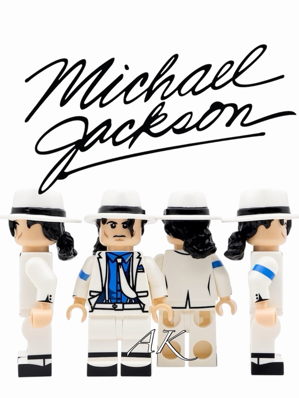 Michael Jackson Minifigure 🎵 Smooth Criminal
Custom Made Building Blocks